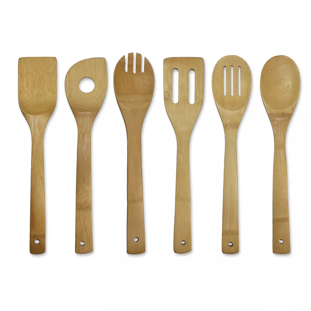 Oceanstar 6-pc. Bamboo Cooking Utensil Set 1 Oceanstar 6-pc. Bamboo Cooking Utensil Set