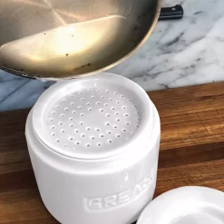 Fox Run 6-in. Porcelain Grease Canister -Cooking Utensils Shop 2265735 ALT3