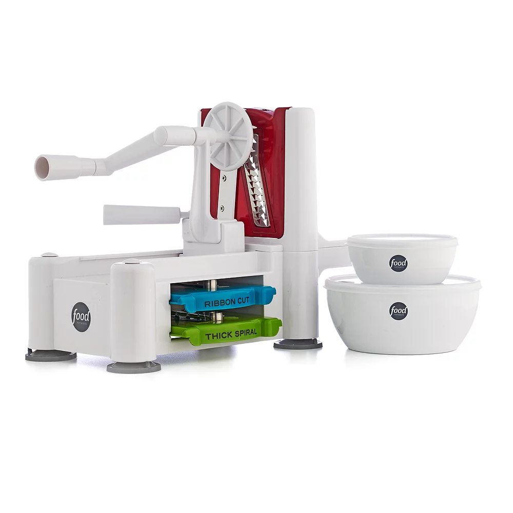 Food Network™ Spiralizer With 2-pc. Prep Bowl Set 1 Food Network™ Spiralizer With 2-pc. Prep Bowl Set