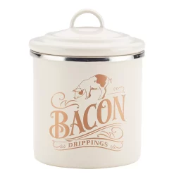 Ayesha Curry Enamel-on-Steel Bacon Grease Can