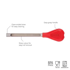 Tovolo Strawberry Huller -Cooking Utensils Shop 3776642 ALT2