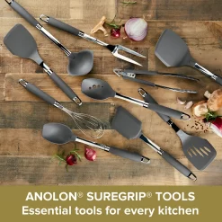 Anolon SureGrip 2-pc. Locking Tongs Set -Cooking Utensils Shop 3796513 ALT4