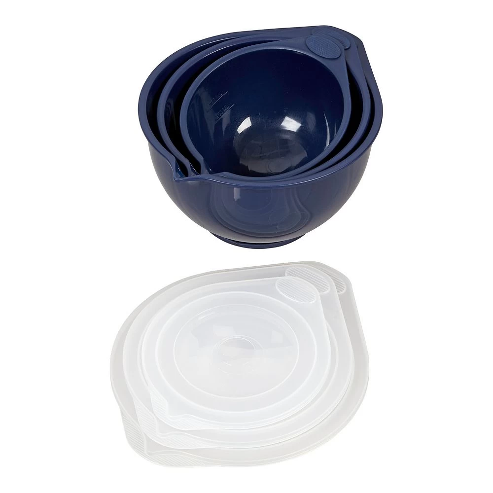 Wilton 6-pc. Navy Blue Covered Bowl Set 4 Wilton 6-pc. Navy Blue Covered Bowl Set - Image 4