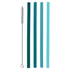 Food Network™ 5-pc. Aqua Smoothie Straw Set