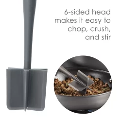 Rachael Ray® Tools & Gadgets Lazy Crush & Chop, Flexi Turner & Scraping Spoon Set -Cooking Utensils Shop 4588167 ALT4