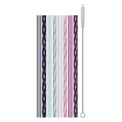 Ello 8-pc. Plastic Straw Set