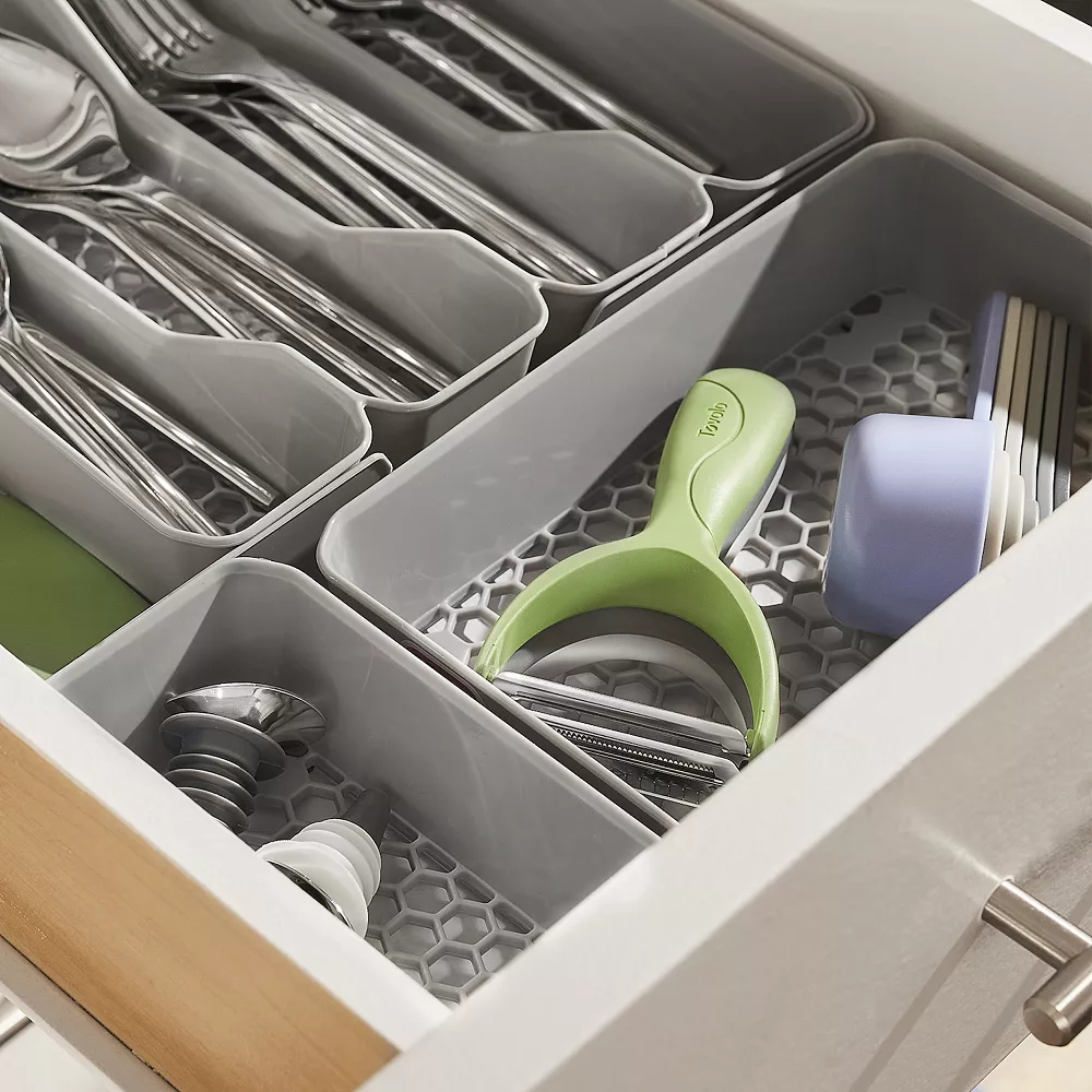 Tovolo Spectrum Diversified Hexa 6" X 9" Drawer Storage & Organizer Tray 2 Tovolo Spectrum Diversified Hexa 6" X 9" Drawer Storage & Organizer Tray - Image 2