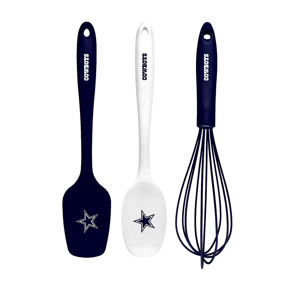 Dallas Cowboys 3-pc. Silicone Kitchen Utensil Set 1 Dallas Cowboys 3-pc. Silicone Kitchen Utensil Set