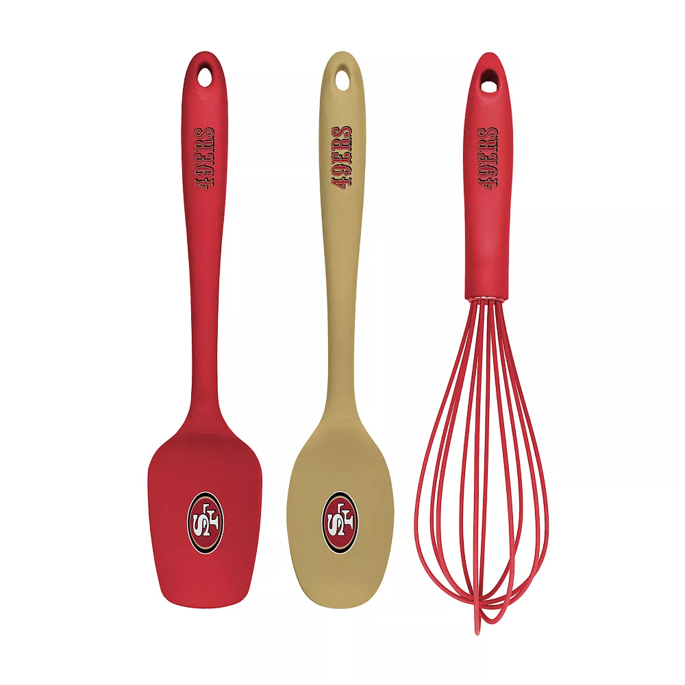San Francisco 49ers 3-pc. Silicone Kitchen Utensil Set 1 San Francisco 49ers 3-pc. Silicone Kitchen Utensil Set