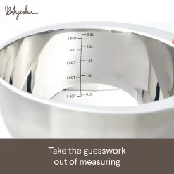 Ayesha Curry Pantryware 3-pc. Stainless Steel Nesting Mixing Bowl Set -Cooking Utensils Shop 5942864 ALT4