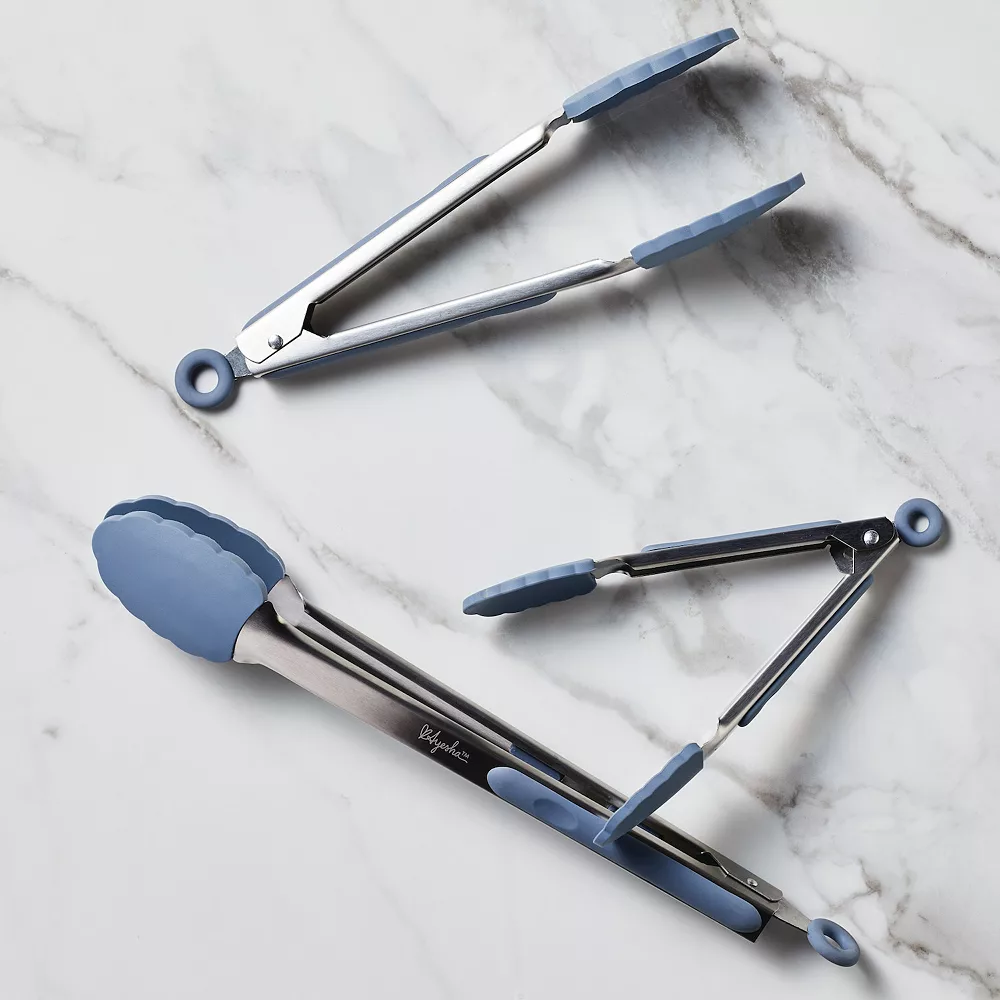 Ayesha Curry Tools & Gadgets 3-pc. Locking Tongs Kitchen Utensil Set 2 Ayesha Curry Tools & Gadgets 3-pc. Locking Tongs Kitchen Utensil Set - Image 2