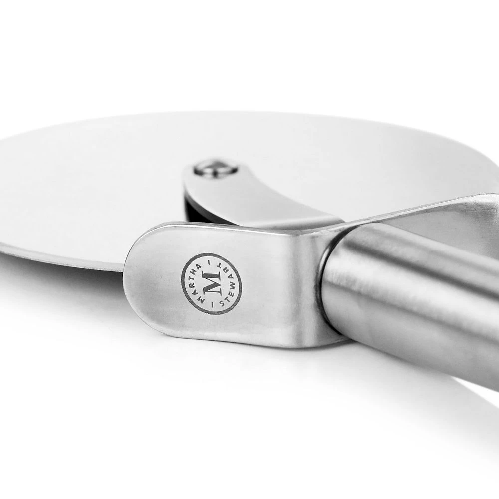 Martha Stewart Stainless Steel 4in Pizza Cutter Kitchen Utensil 3 Martha Stewart Stainless Steel 4in Pizza Cutter Kitchen Utensil - Image 3