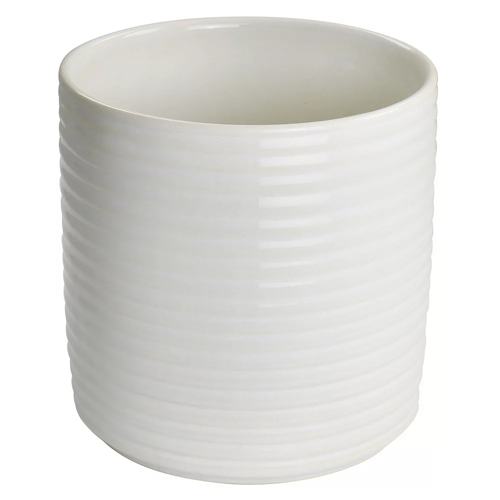 Gibson Everyday 7 Inch Stoneware Kitchen Utensil Crock In Linen 1 Gibson Everyday 7 Inch Stoneware Kitchen Utensil Crock In Linen