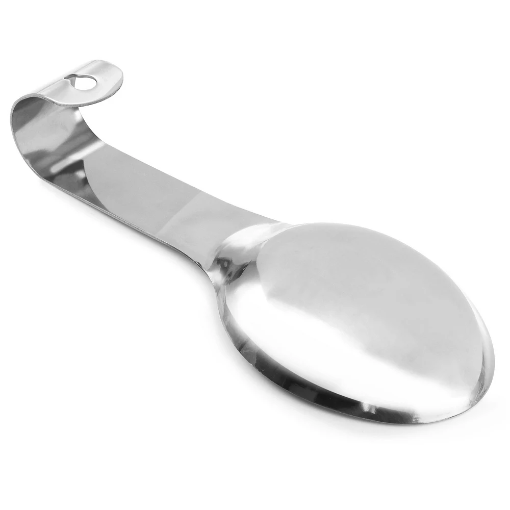 Martha Stewart Stainless Steel 9.7 Inch Spoon And Utensil Rest 2 Martha Stewart Stainless Steel 9.7 Inch Spoon And Utensil Rest - Image 2