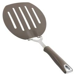 Gibson Everyday Large Nylon Slotted Spatula In Taupe