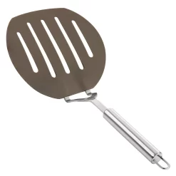 Gibson Everyday Nylon Wide Slotted Pancake Turner In Taupe