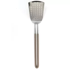 Gibson Everyday Stainless Steel Slotted Spatula In Warm Gray -Cooking Utensils Shop 5960865 ALT2