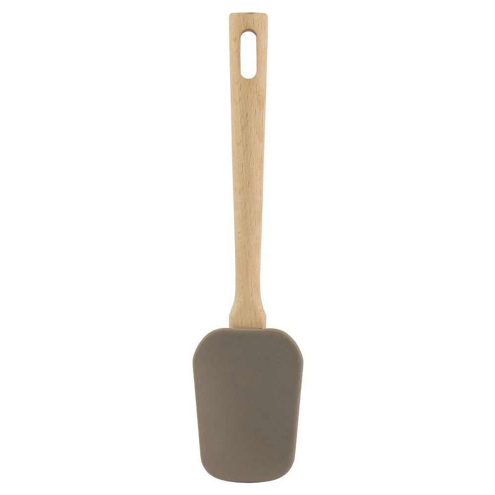 Martha Stewart Silicone Mini Spoonula In Warm Gray 1 Martha Stewart Silicone Mini Spoonula In Warm Gray