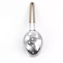 Martha Stewart Stainless Steel Slotted Spoon In Taupe -Cooking Utensils Shop 5961071 ALT2