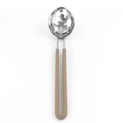 Martha Stewart Stainless Steel Slotted Spoon In Taupe -Cooking Utensils Shop 5961071 ALT3