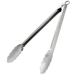 Martha Stewart Stainless Steel Easy-Lock Extra Long Kitchen Tongs