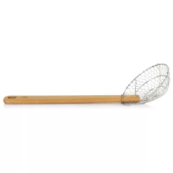 Gibson Everyday Stainless Steel Spider Strainer Kitchen Utensil With Wooden Handle -Cooking Utensils Shop 5961171 ALT2