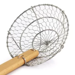 Gibson Everyday Stainless Steel Spider Strainer Kitchen Utensil With Wooden Handle -Cooking Utensils Shop 5961171 ALT3