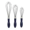 Chef Pomodoro Kitchen Whisk 3-piece Set, Stainless Steel Wire