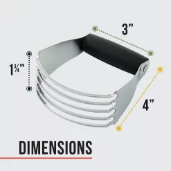 Chef Pomodoro Multi-Purpose Dough Blender Mixer, Stainless Steel Blades, Heavy Duty Pastry Cutter 7 Chef Pomodoro Multi-Purpose Dough Blender Mixer, Stainless Steel Blades, Heavy Duty Pastry Cutter -Cooking Utensils Shop 6012894 ALT3