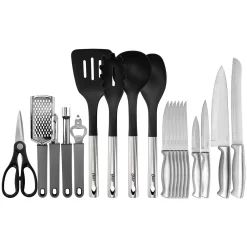 Oster Cocina 19 Piece Nylon And Stainless Steel Kitchen Tool And Utensil Set