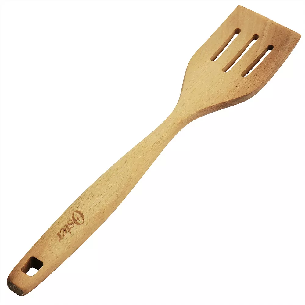 Oster Cocina Acacia Wood Slotted Turner Cooking Utensil 1 Oster Cocina Acacia Wood Slotted Turner Cooking Utensil