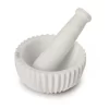 GAURI KOHLI Milan Marble Mortar Pestle - White