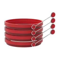 Chef Buddy 4-pc. Silicone Egg Ring Set