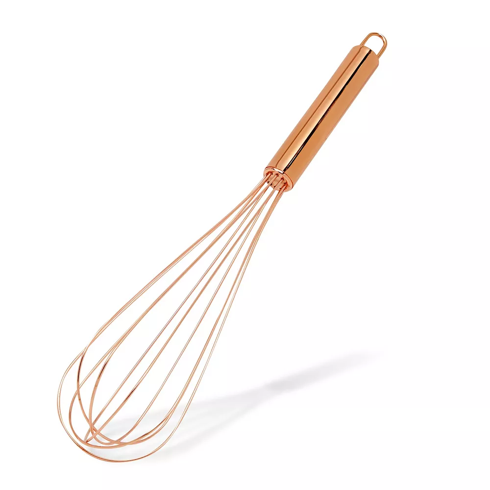 Copper Balloon Whisk , Handheld Stainless Steel Coated Wire For Egg Whisking, Blending, Beating, Stirring (12 Inches) 1 Copper Balloon Whisk , Handheld Stainless Steel Coated Wire For Egg Whisking, Blending, Beating, Stirring (12 Inches)