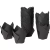 Black Tulip Cupcake Liners For Weddings And Birthday, Paper Baking Cups (100 Pack)