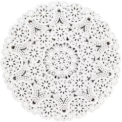 300 Pack Round Paper Doilies, 10 Inches Round Medallions Lace Placemats For Crafts & Wedding