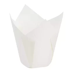 White Tulip Muffin Liners, Cupcake Wrappers, Paper Baking Cups (100 Pack) 6 White Tulip Muffin Liners, Cupcake Wrappers, Paper Baking Cups (100 Pack) -Cooking Utensils Shop 6106633 ALT2