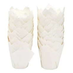 White Tulip Muffin Liners, Cupcake Wrappers, Paper Baking Cups (100 Pack) 7 White Tulip Muffin Liners, Cupcake Wrappers, Paper Baking Cups (100 Pack) -Cooking Utensils Shop 6106633 ALT3