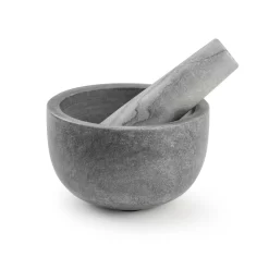GAURI KOHLI Jules Marble Mortar Pestle - Gray