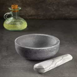GAURI KOHLI Jules Marble Mortar Pestle - Gray -Cooking Utensils Shop 6130852 ALT2