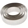 4 Pieces Stainless Steel Cake Rings For Baking, Round Cake Cutter Forms For Bakery Supplies, Pastries, Mousse (4 Sizes)
