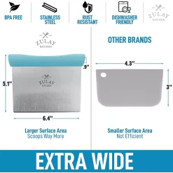 Multi-purpose Bench Scraper & Chopper -Cooking Utensils Shop 6144079 ALT2