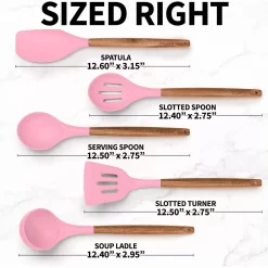 Silicone Utensils Set - 5 Piece 6 Silicone Utensils Set - 5 Piece -Cooking Utensils Shop 6153713 ALT2