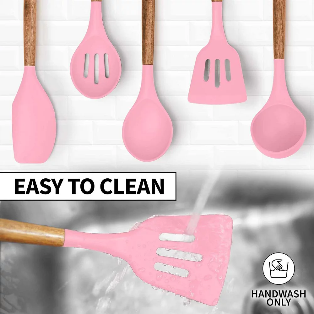 Silicone Utensils Set - 5 Piece 4 Silicone Utensils Set - 5 Piece - Image 4