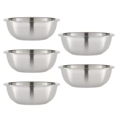 1.5 Qt Stainless Steel Mixing Bowls For Kitchen, Baking, Cooking Prep (5 Piece Set) 7 1.5 Qt Stainless Steel Mixing Bowls For Kitchen, Baking, Cooking Prep (5 Piece Set) -Cooking Utensils Shop 6237287 ALT3