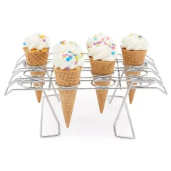 Ice Cream Cone Holder Stands For Party, Baking Rack (10.8 X 7.9 X 3.5 In, 2 Pack) -Cooking Utensils Shop 6287553 ALT3