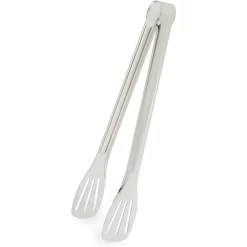 Okuna Outpost Stainless Steel Tongs For BBQ, Kitchen Utensils, Serving Food (11 In, 5 Pack) -Cooking Utensils Shop 6287559 ALT3